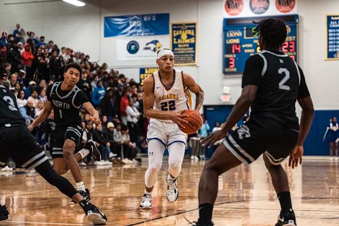 Gahanna Lincoln vs Pickerington Central boys basketball 0217223 Gabe Haferman22